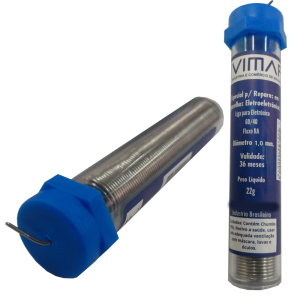 Tubo Solda Estanho 60x40 1.0mm 22g P/ Eletrônica Voltagem 110v/220v