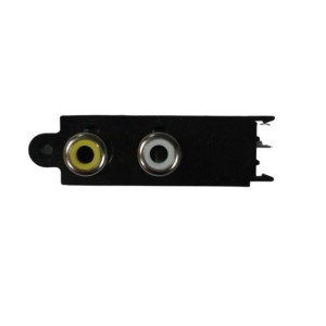 CONECTOR RCA 2 TERMINAIS FEMEA
