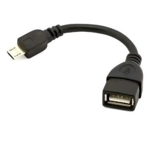 CABO ADAPTADOR V8 X MICRO USB FÊMEA 15 CM